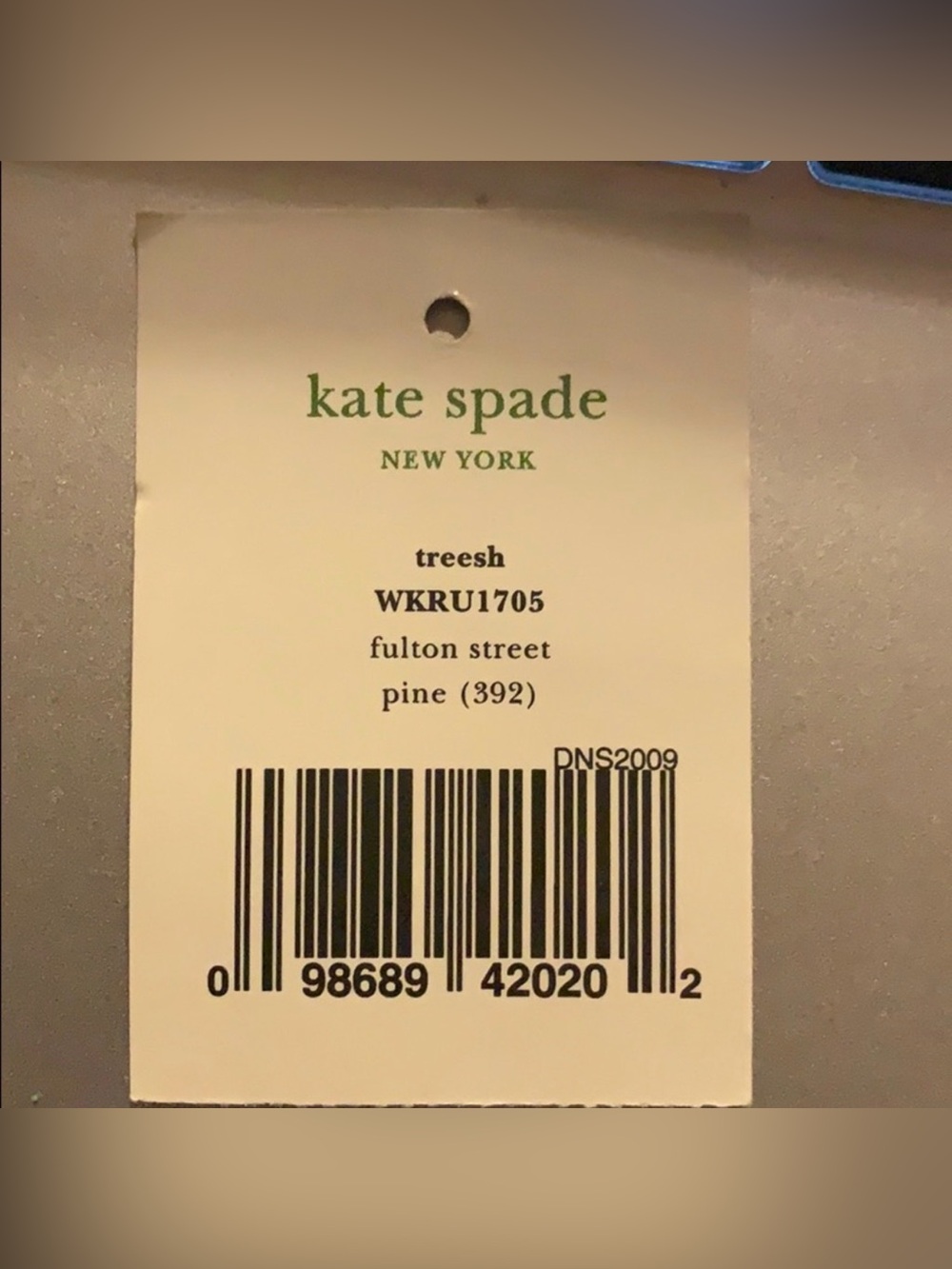 Kate Spade Treesh Fulton Street Pine Green Satchel Bag - Picture 12 of 12